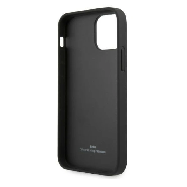 Чохол BMW для iPhone 12 Pro Max Leather Curve Perforate Red (BMHCP12LRSWPK)