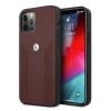 Чохол BMW для iPhone 12 | 12 Pro Leather Curve Perforate Red (BMHCP12MRSPPR)