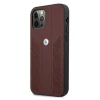 Чохол BMW для iPhone 12 | 12 Pro Leather Curve Perforate Red (BMHCP12MRSPPR)