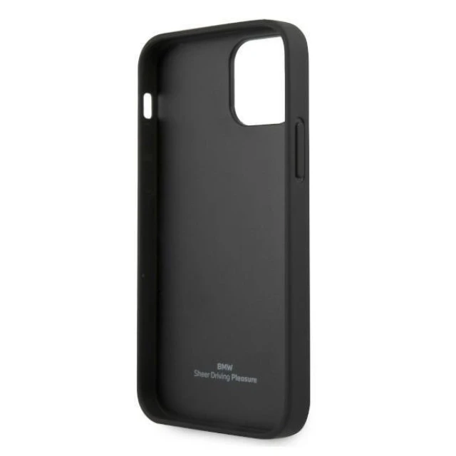 Чохол BMW для iPhone 12 | 12 Pro Leather Curve Perforate Red (BMHCP12MRSPPR)