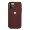 Чохол BMW для iPhone 12 Pro Max Leather Curve Perforate Red (BMHCP12LRSPPR)