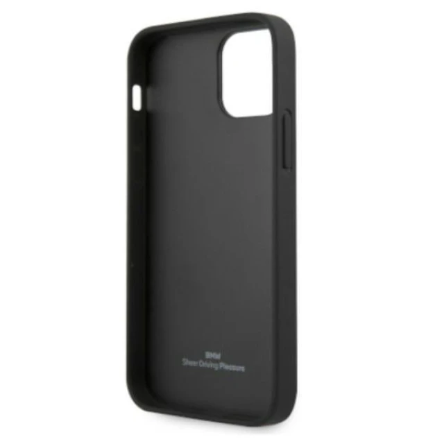Чохол BMW для iPhone 12 Pro Max Leather Curve Perforate Red (BMHCP12LRSPPR)