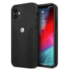 Чехол BMW для iPhone 12 mini Leather Curve Perforate Black (BMHCP12SRSPPK)