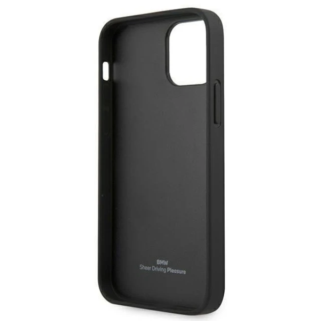 Чехол BMW для iPhone 12 mini Leather Curve Perforate Black (BMHCP12SRSPPK)