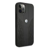 Чохол BMW для iPhone 12 | 12 Pro Leather Curve Perforate Black (BMHCP12MRSPPK)