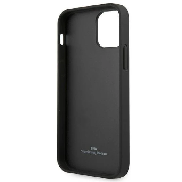 Чохол BMW для iPhone 12 Pro Max Leather Perforate Black (BMHCP12LRSPPK)