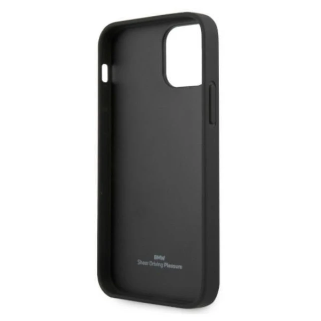 Чохол BMW для iPhone 12 Pro Max Leather Perforate Black (BMHCP12LRSCSK)