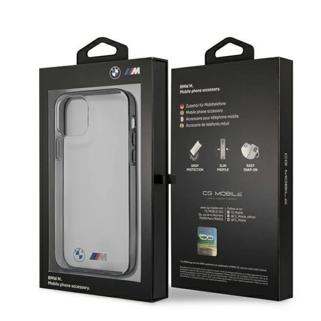 Чохол BMW для iPhone 12 mini Sandblast Transparent (BMHCP12SMBTOK)