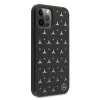 Чохол Mercedes для iPhone 12 | 12 Pro Silver Stars Pattern Black (MEHCP12MESPBK)