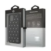 Чехол Mercedes для iPhone 12 Pro Max Silver Stars Pattern Black (MEHCP12LESPBK)