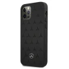 Чохол Mercedes для iPhone 12 Pro Max Leather Stars Pattern Black (MEHCP12LPSQBK)