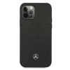 Чохол Mercedes для iPhone 12 Pro Max Leather Stars Pattern Black (MEHCP12LPSQBK)