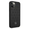 Чохол Mercedes для iPhone 12 Pro Max Leather Stars Pattern Black (MEHCP12LPSQBK)
