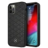 Чохол Mercedes для iPhone 12 Pro Max Leather Quilted Embossed Black (MEHCP12LSPSBK)