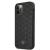 Чохол Mercedes для iPhone 12 Pro Max Leather Quilted Embossed Black (MEHCP12LSPSBK)