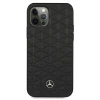 Чохол Mercedes для iPhone 12 Pro Max Leather Quilted Embossed Black (MEHCP12LSPSBK)