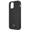 Чохол Mercedes для iPhone 12 Pro Max Leather Quilted Embossed Black (MEHCP12LSPSBK)