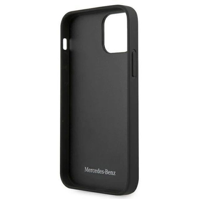 Чохол Mercedes для iPhone 12 mini Leather Perforated Area Black (MEHCP12SCDOBK)