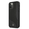 Чохол Mercedes для iPhone 12 Pro Max Leather Perforated Area Black (MEHCP12LCDOBK)