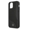 Чохол Mercedes для iPhone 12 Pro Max Leather Perforated Area Black (MEHCP12LCDOBK)