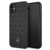 Чехол Mercedes для iPhone 11 Leather Stars Pattern Black (MEHCN61PSQBK)