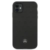 Чехол Mercedes для iPhone 11 Leather Stars Pattern Black (MEHCN61PSQBK)