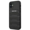 Чохол Mercedes для iPhone 12 mini Leather Debossed Lines Black (AMHCP12SGSEBK)