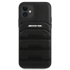 Чохол Mercedes для iPhone 12 mini Leather Debossed Lines Black (AMHCP12SGSEBK)