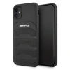 Чохол Mercedes для iPhone 11 Leather Debossed Lines Black (AMHCN61GSEBK)