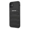 Чохол Mercedes для iPhone 11 Leather Debossed Lines Black (AMHCN61GSEBK)