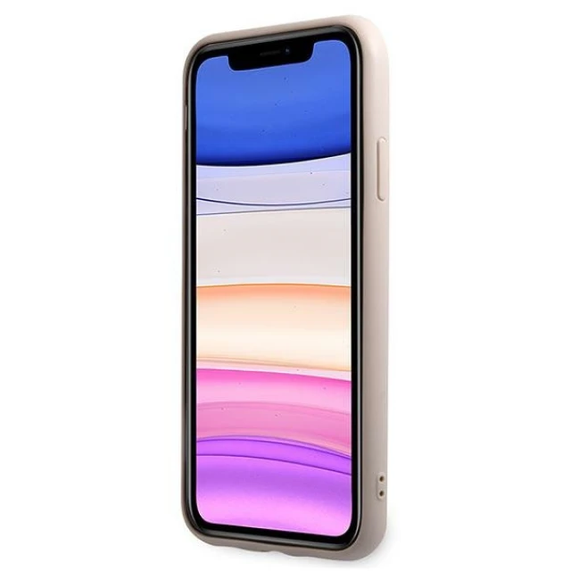 Чохол Guess 4G Stripe Collection для iPhone 11 Pink (GUHCN61G4GLPI)