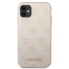 Чохол Guess 4G Metal Gold Logo для iPhone 11 Pink (GUHCN61G4GFPI)