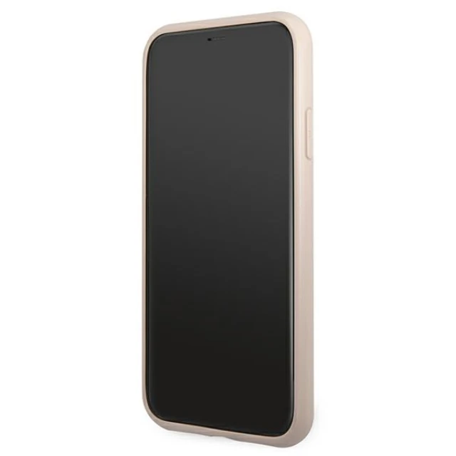 Чохол Guess 4G Metal Gold Logo для iPhone 11 Pink (GUHCN61G4GFPI)
