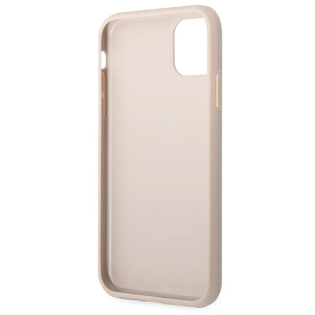 Чохол Guess 4G Metal Gold Logo для iPhone 11 Pink (GUHCN61G4GFPI)