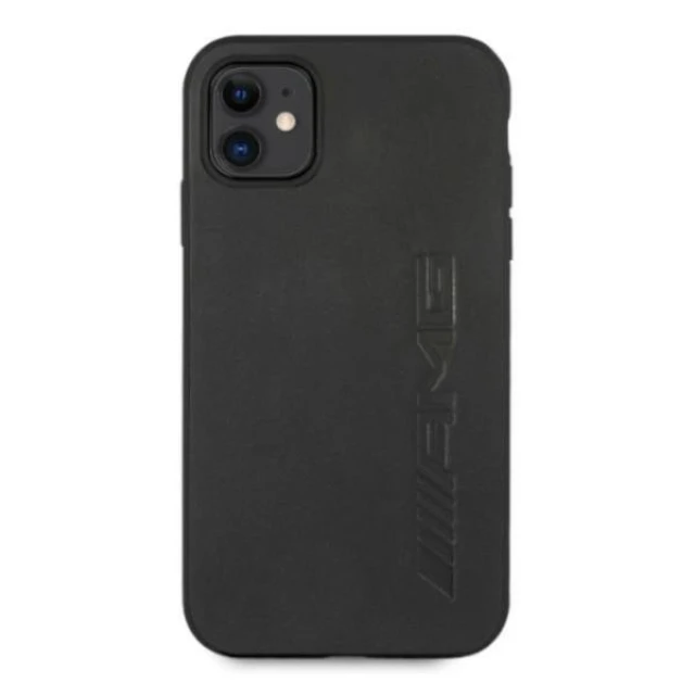 Чохол Mercedes для iPhone 11 Leather Hot Stamped Black (AMHCN61DOLBK)