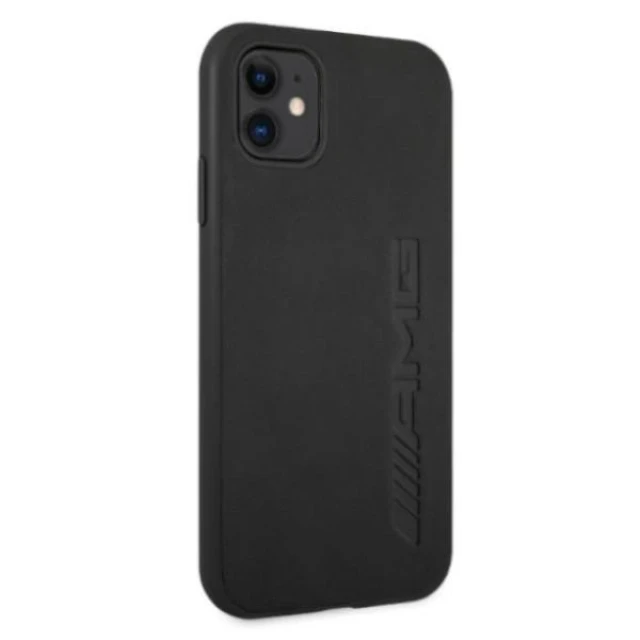 Чохол Mercedes для iPhone 11 Leather Hot Stamped Black (AMHCN61DOLBK)