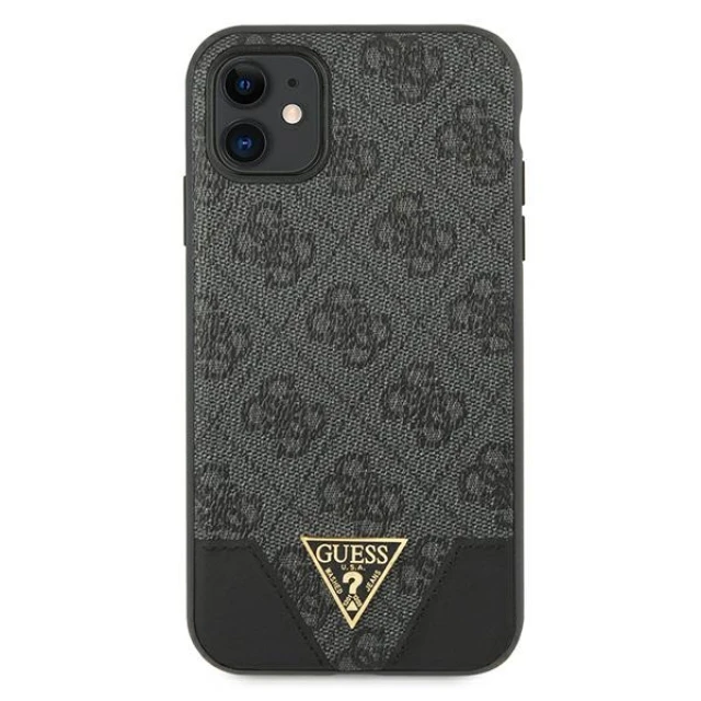 Чохол Guess 4G Triangle Collection для iPhone 11 Grey (GUHCN61PU4GHBK)