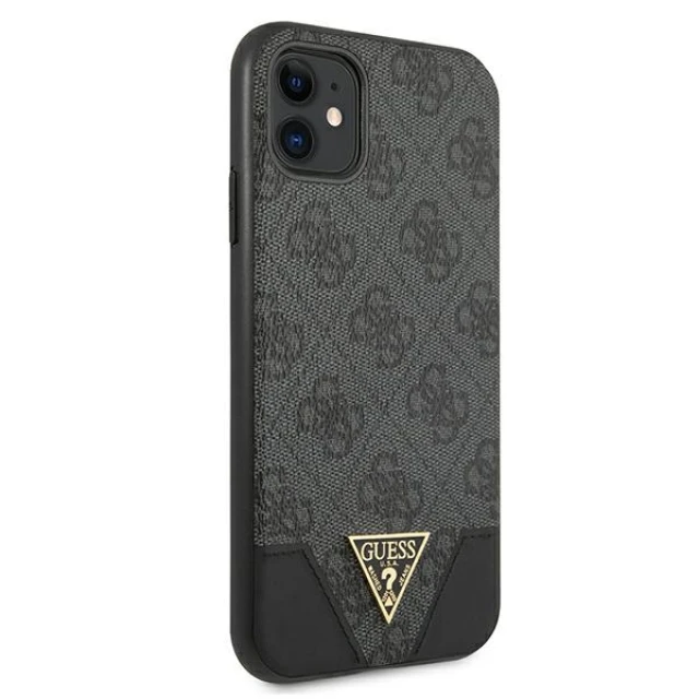 Чохол Guess 4G Triangle Collection для iPhone 11 Grey (GUHCN61PU4GHBK)