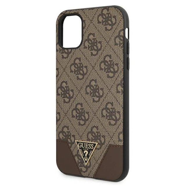Чохол Guess 4G Triangle Collection для iPhone 11 Brown (GUHCN61PU4GHBR)