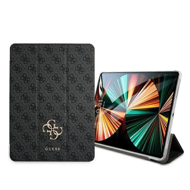 Чехол Guess Book Cover для iPad 12.9 2021 Gray 4G Collection (GUE001468)