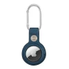 Брелок з карабіном Guess Saffiano Vintage Script для AirTag Blue (GUATPSASRSB)