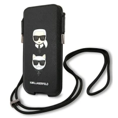 Чохол Karl Lagerfeld Saffiano Iconik Karl & Choupette 6.1