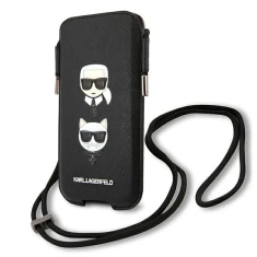 Чохол Karl Lagerfeld Saffiano Iconik Karl & Choupette 6.7