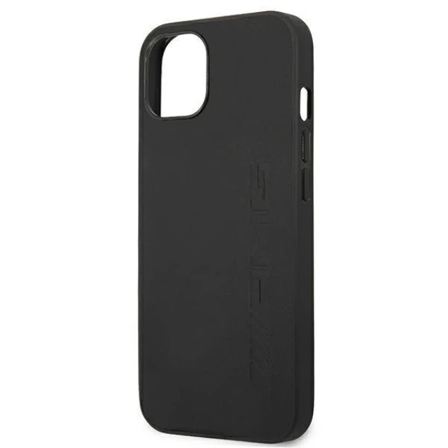 Чохол Mercedes для iPhone 13 mini Leather Hot Stamped Black (AMHCP13SDOLBK)