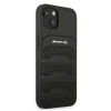 Чохол Mercedes для iPhone 13 mini Leather Debossed Lines Black (AMHCP13SGSEBK)