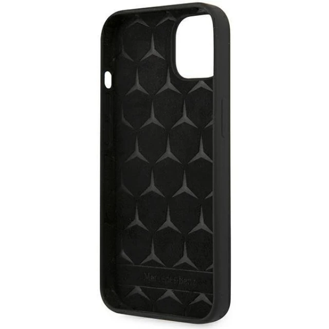 Чохол Mercedes для iPhone 13 mini Silicone Line Black (MEHCP13SSILBK)