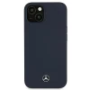 Чехол Mercedes для iPhone 13 mini Silicone Line Navy (MEHCP13SSILNA)