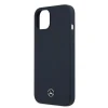 Чехол Mercedes для iPhone 13 mini Silicone Line Navy (MEHCP13SSILNA)