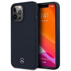Чехол Mercedes для iPhone 13 | 13 Pro Silicone Line Navy (MEHCP13LSILNA)