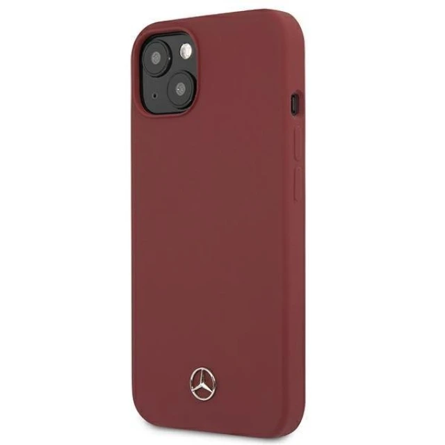 Чохол Mercedes для iPhone 13 mini Silicone Line Red (MEHCP13SSILRE)